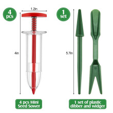 6 Pcs Small Seed Spreader Manual Dibber Set Vegetables Flowers