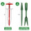6 Pcs Small Seed Spreader Manual Dibber Set Vegetables Flowers 1