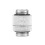 Brass G1/4 Thread 360 Rotary Tube Adapter Silver 1