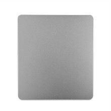 Aluminum Non-slip Gaming Mouse Pad Double Sided Silver
