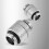 Brass G1/4 Thread 360 Rotary Tube Adapter Silver 3