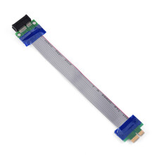 PCI-E 1X to 1X VGA Ribbon Cable Extension