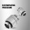 Brass G1/4 Thread 360 Rotary Tube Adapter Silver 4