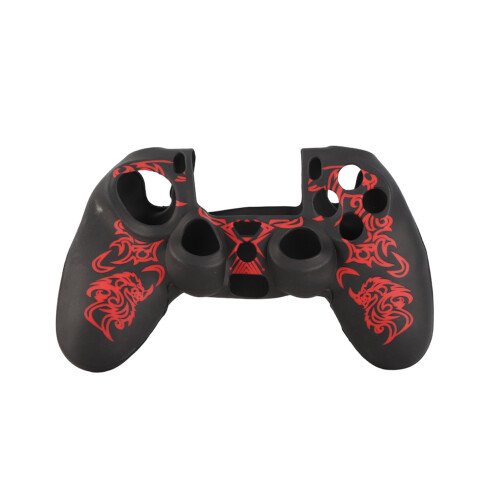Soft Silicone Case Skin Grip Shell Cover for Controller Red