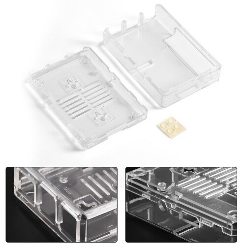 ABS Enclosure Protective Case Shell Cover for Raspberry Pi 3 2