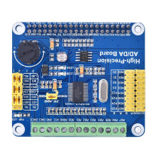 High Precision AD DA Expansion Board for Raspberry Pi A+/B+/2 B
