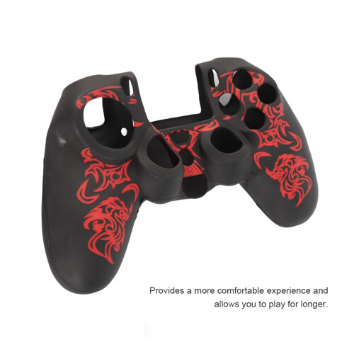 Soft Silicone Case Skin Grip Shell Cover for Controller Red 1