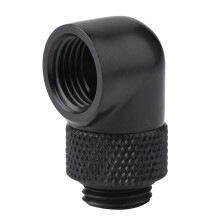 90 Degree Rotary Tube Fitting PC Water Cooling G1/4 Elbow Black