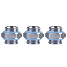 3PCS External Hex G1/4 Thread Tube Connector PC Water Cooling