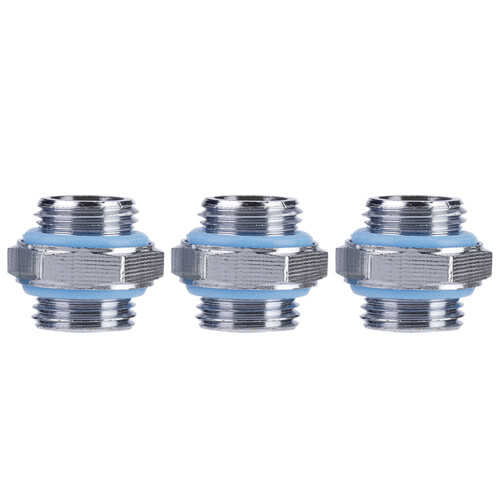 3PCS External Hex G1/4 Thread Tube Connector PC Water Cooling