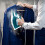 Handheld Garment Iron Blue-green British Standard 3