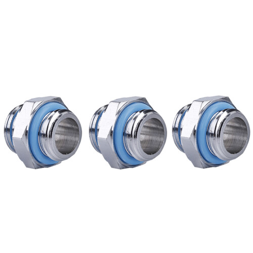 3PCS External Hex G1/4 Thread Tube Connector PC Water Cooling 1