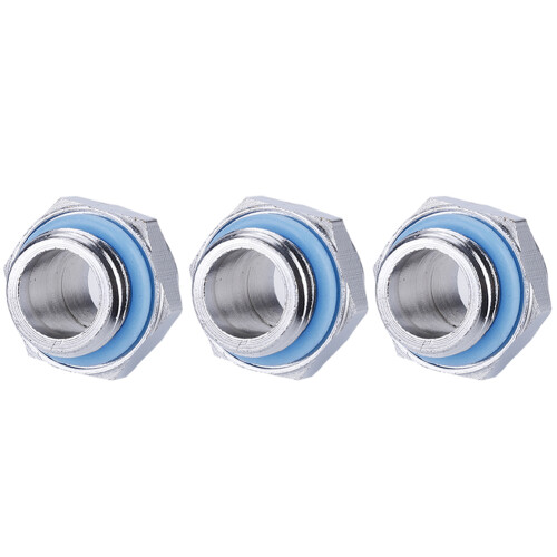 3PCS External Hex G1/4 Thread Tube Connector PC Water Cooling 2