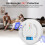 3 Packs Battery CO Detector LCD Display House Kitchen 4
