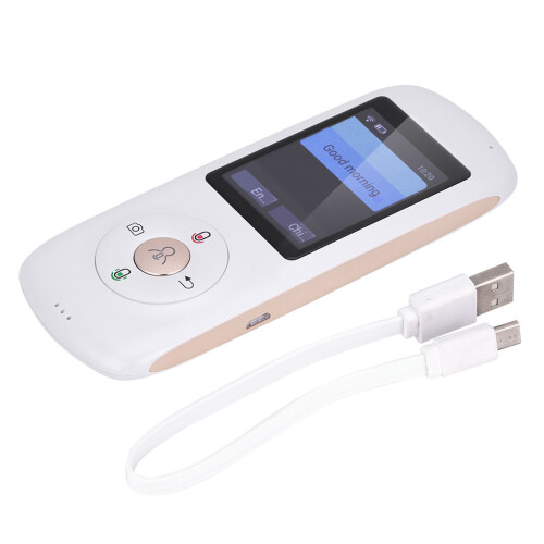 2.4IN Touch Screen WIFI Bluetooth Translator Multilingual White