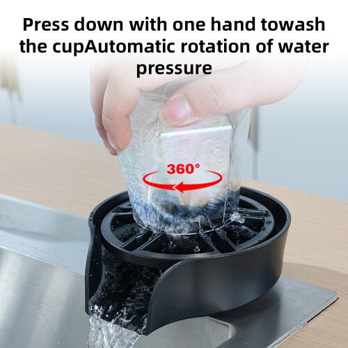 Automatic Glass Rinser 360 Rotating Spout High Pressure 1
