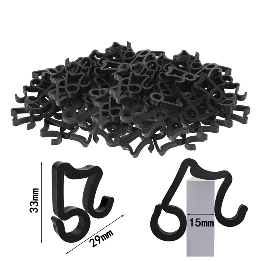 100Pcs Outdoor String Light Hooks For Gutter Decoration 588248825642