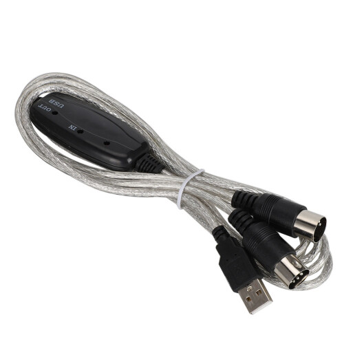 USB INOUT MIDI Cable Converter PC to Keyboard 1