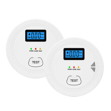 Smart Smoke CO Detector Dual Sensors Auto Reset