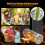8pcs Stainless Steel BBQ Grilling Baskets with Hook Fork 5