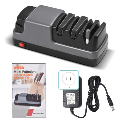 Electric Knife Sharpener 3 Stage for Knives Scissors