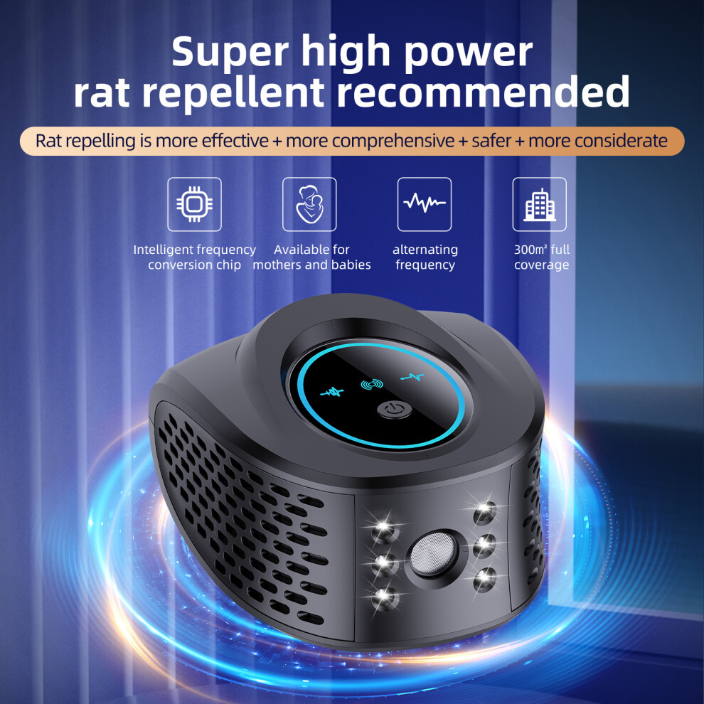 4-in-1 Ultrasonic Pest Repeller 3W Mouse Flies Cockroaches Mosquitoes-image-OPC-PMKCKN8-NEW