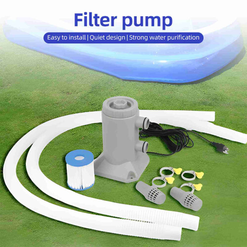 Pool Filter Pump 75W 2000L/H Overheat Protection Silent