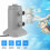 Pool Filter Pump 75W 2000L/H Overheat Protection Silent 4