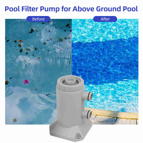 Pool Filter Pump 75W 2000L/H Overheat Protection Silent 2