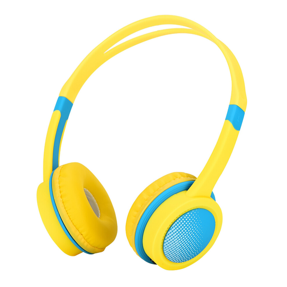 Kids Headphones 85dB Volume Limited Hearing Protection Wired Yellow-image-OPC-PMKCKR9-NEW