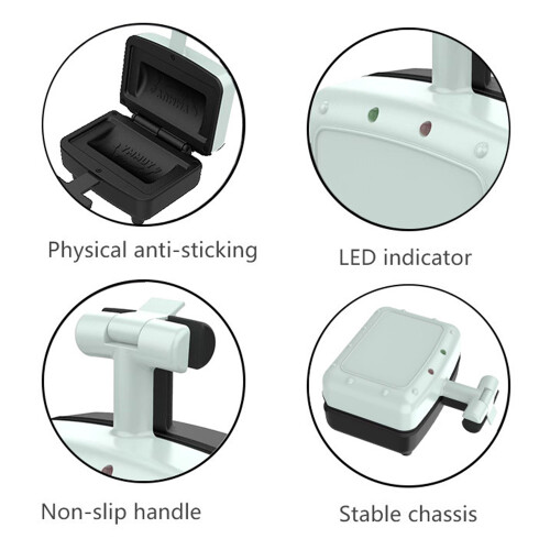 Compact Breakfast Sandwich Maker Non-Stick Double Sided 1