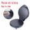 Waffle Ice Cream Cone Maker 1200W Nonstick Double Sided 3