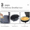 Waffle Ice Cream Cone Maker 1200W Nonstick Double Sided 4