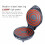 Waffle Ice Cream Cone Maker 1200W Nonstick Double Sided 2
