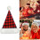 Dubbellaagse kerstmuts Warme pluche kerstmuts Hoofddeksels-Rood 6