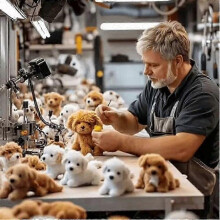 Nico Robot Dog,Cat,Penguin,Panda,My Realistic Robot Puppy,Cat, Interactive Plush Toy That Acts Like a Real Puppy,Cat