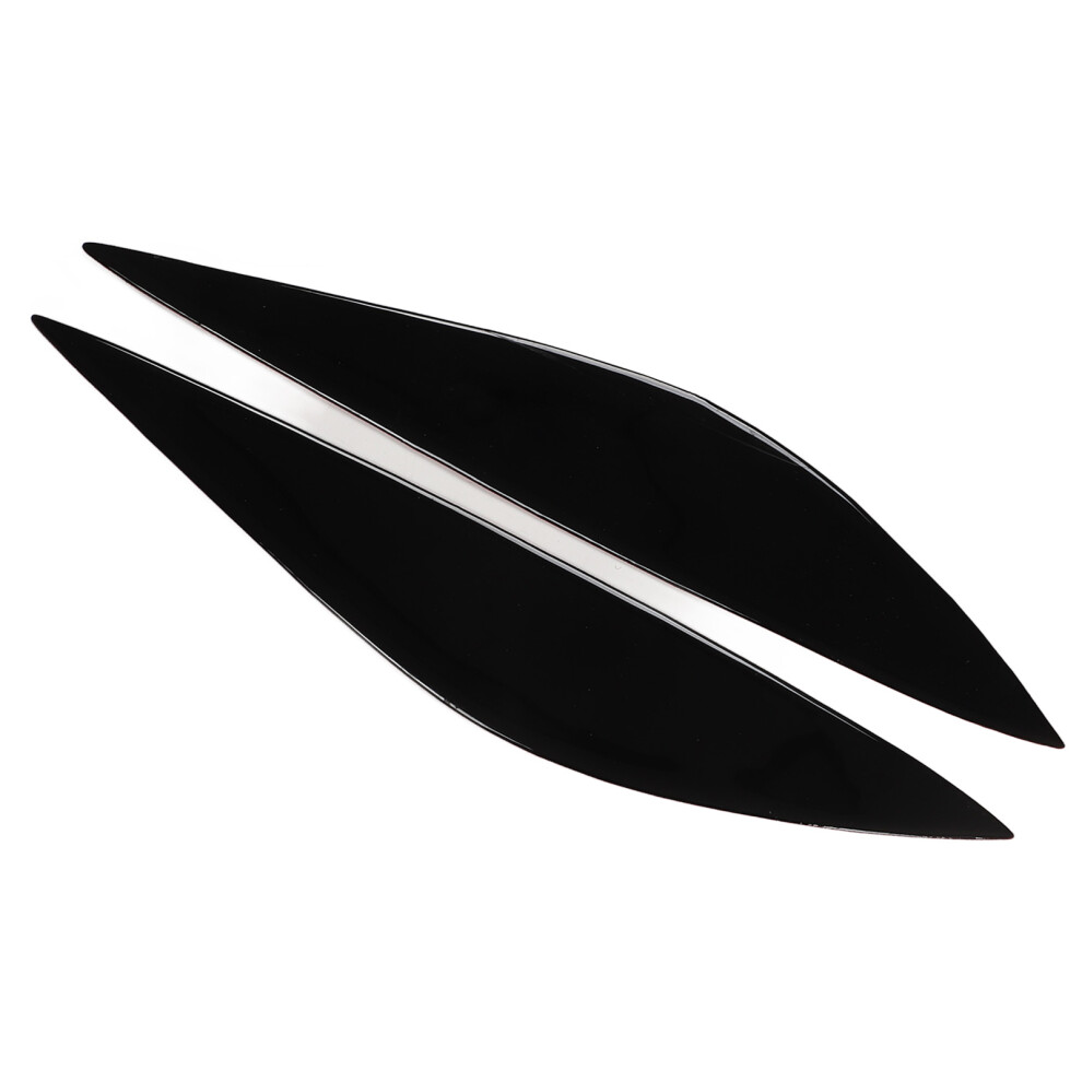 Glossy Eyebrow Trim For Mercedes W204 Pre-Facelift Black 7621356880691