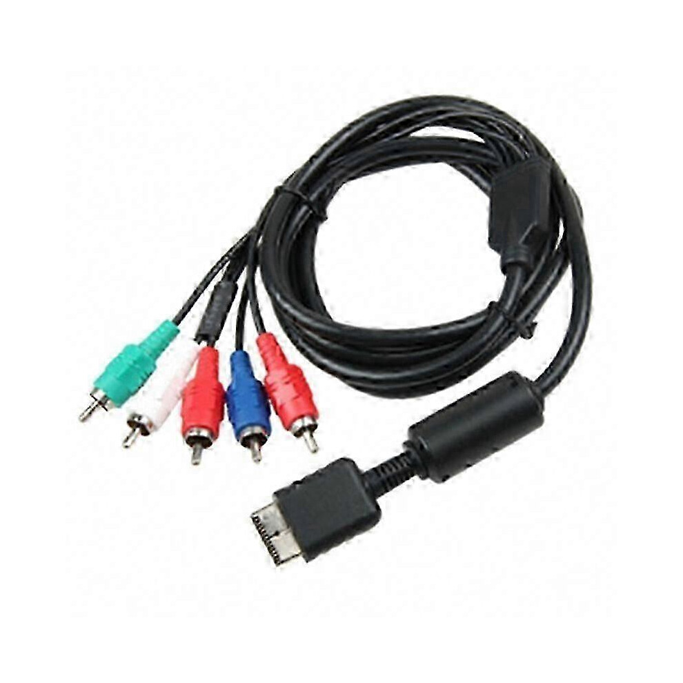 Kikidex (As Show, One Size) Ps2 Ps3 Ps3 Slim Ypbpr Component Av Cable 5-Wire 6Ft Hdtv Ready