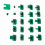 22pcs ABS BDM Probe Adapters 60mm for ECU Tuning Tools and Programmers 16
