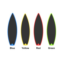Mini Finger Surfbrett-Spielzeug 10x3x0,4cm, PP+Flanell, 4 Farben