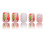 Lovely False Nails Christmas Tree Artificial Nails Short Square 4