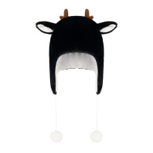 Winter Warm Thicken Hat For Women Girl Christmas Party-Black