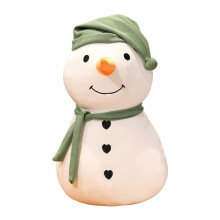 Elegant Lovely Charm Snowmans Sturdy Plush Beanbag-Green L
