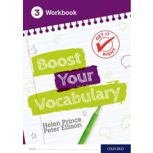 Get It Right Boost Your Vocabulary Workbook 3 by Helen Prince Paperbac