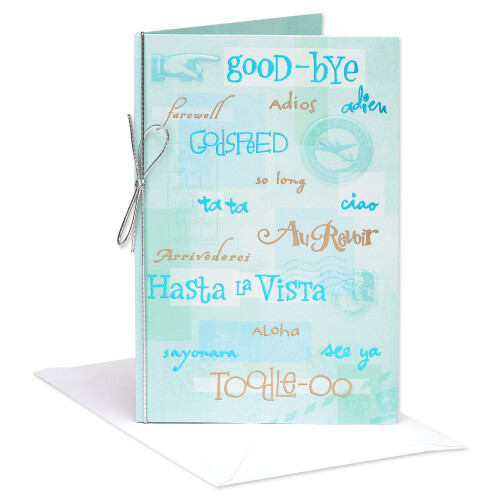 American Greetings Goodbye Card (Congratulations)