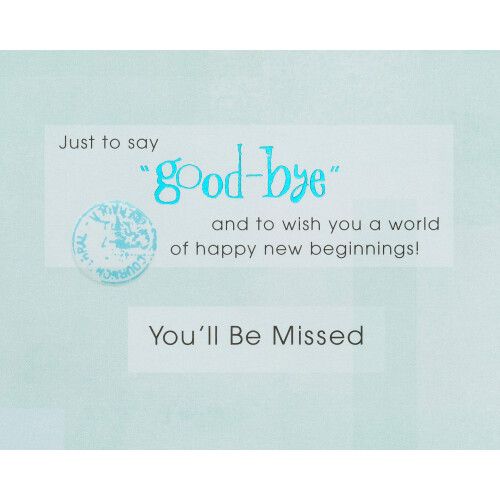 American Greetings Goodbye Card (Congratulations) 2