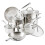 Farberware Set di Pentole e Padelle Farberware Millennium in Acciaio Inossidabile, 10 Pezzi 1