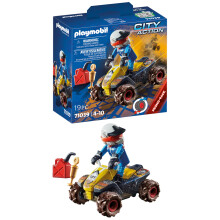 Playmobil 71039 City Action Off-Road Quad, rescue, Racing, quad bike, Fun Imaginative Role-Play, PlaySets Suitable for Children Ages 4+