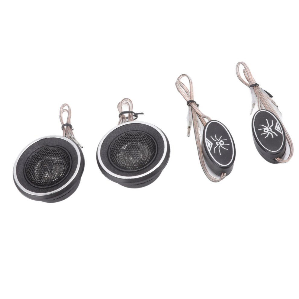 2Pcs 150W 4 Ohm Dome Tweeter Car Audio Speakers With Capacitors 4361356892364