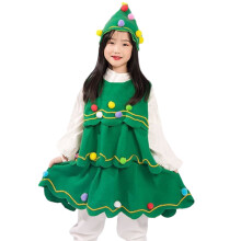Children Christmas Tree Cosplay Set Including-Black 130